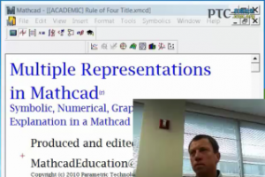 Using Multiple Representations to Explore Mathematics with Mathcad 15.0